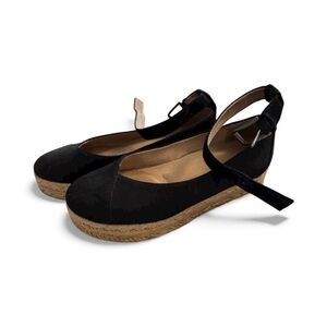 Naturalizer Black suede Espadrille Women’s 7.5 Shoes